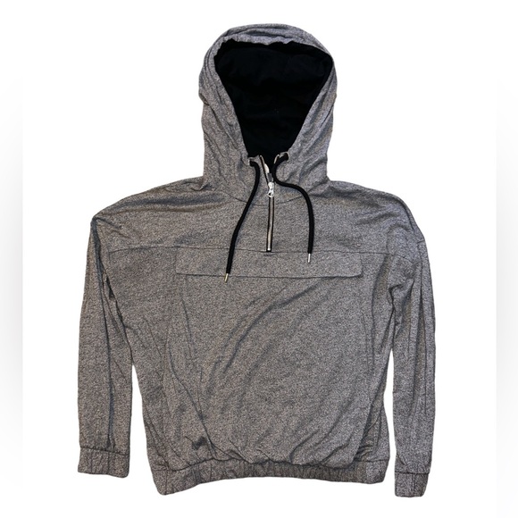Zara Size Small Trafaluc Collection Gray Hooded Sweatshirt EUC - Picture 1 of 3